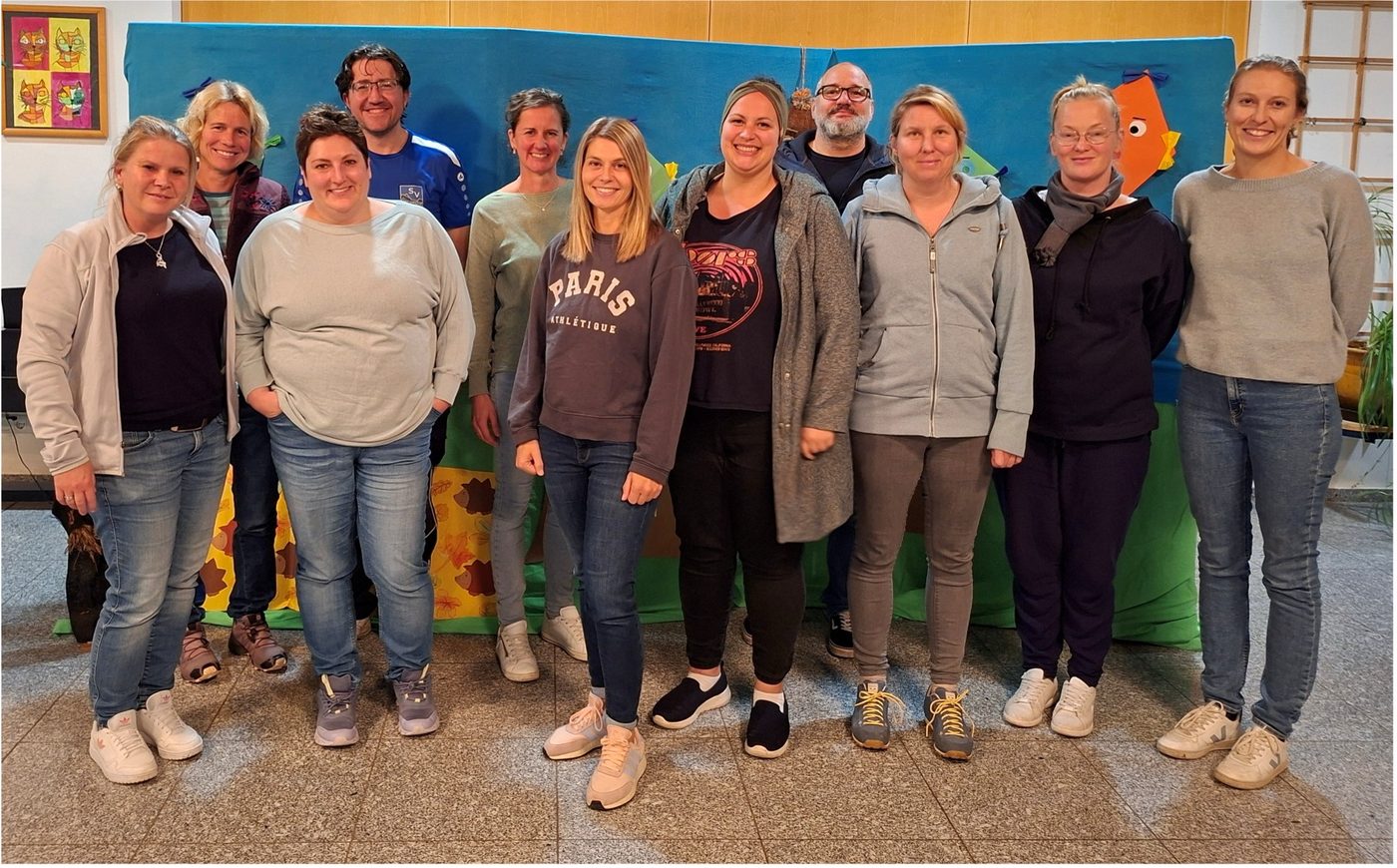 Gruppenfoto der Mitglieder des Elternbeirats der Grundschule Ohlstadt